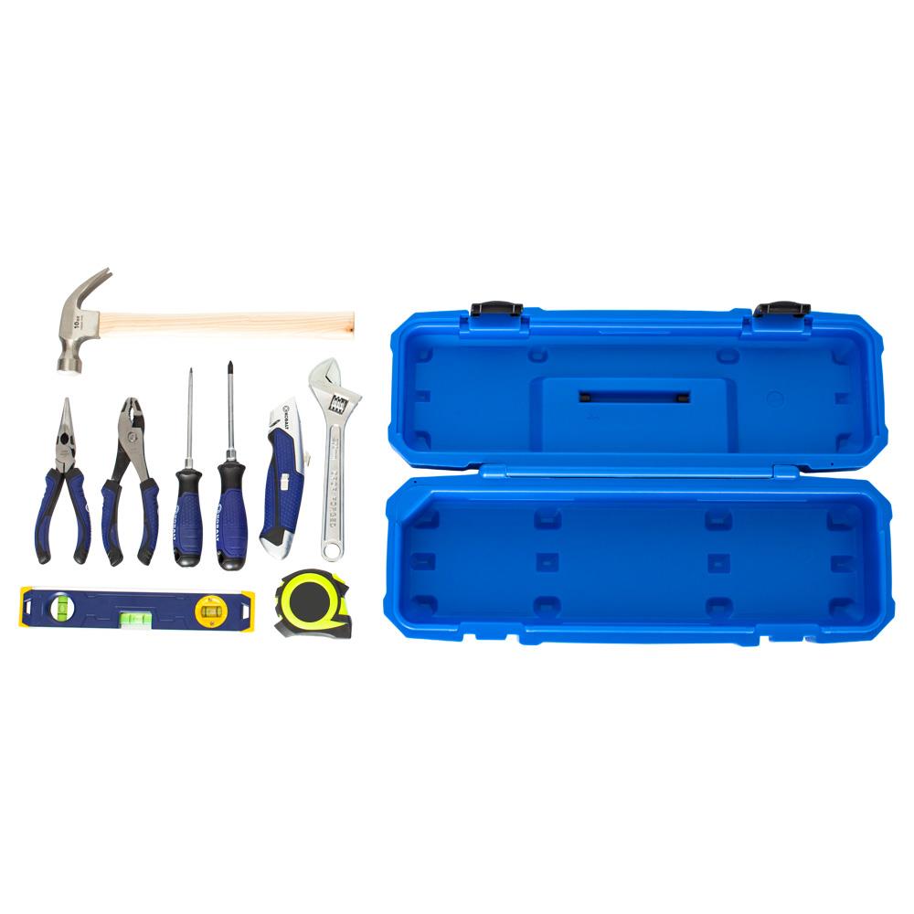 Kobalt 17 In Blue Plastic Tool Box At