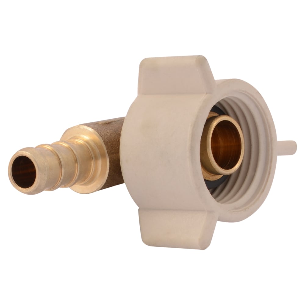 1/2" PEX Coupling Poly Alloy Lead-Free Crimp Fitting 