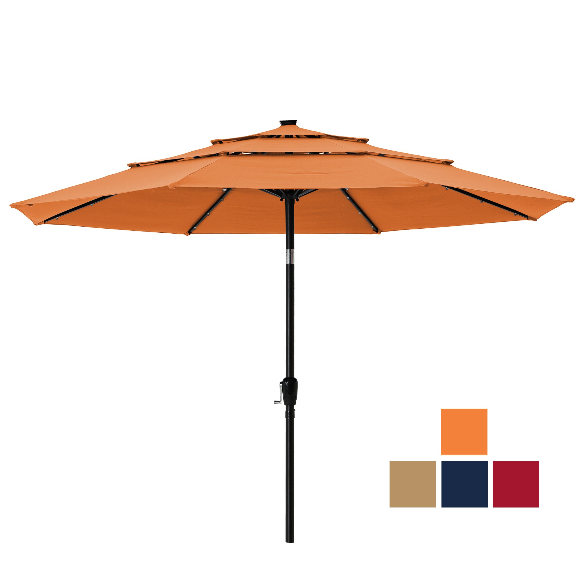 3 tier umbrella with lights