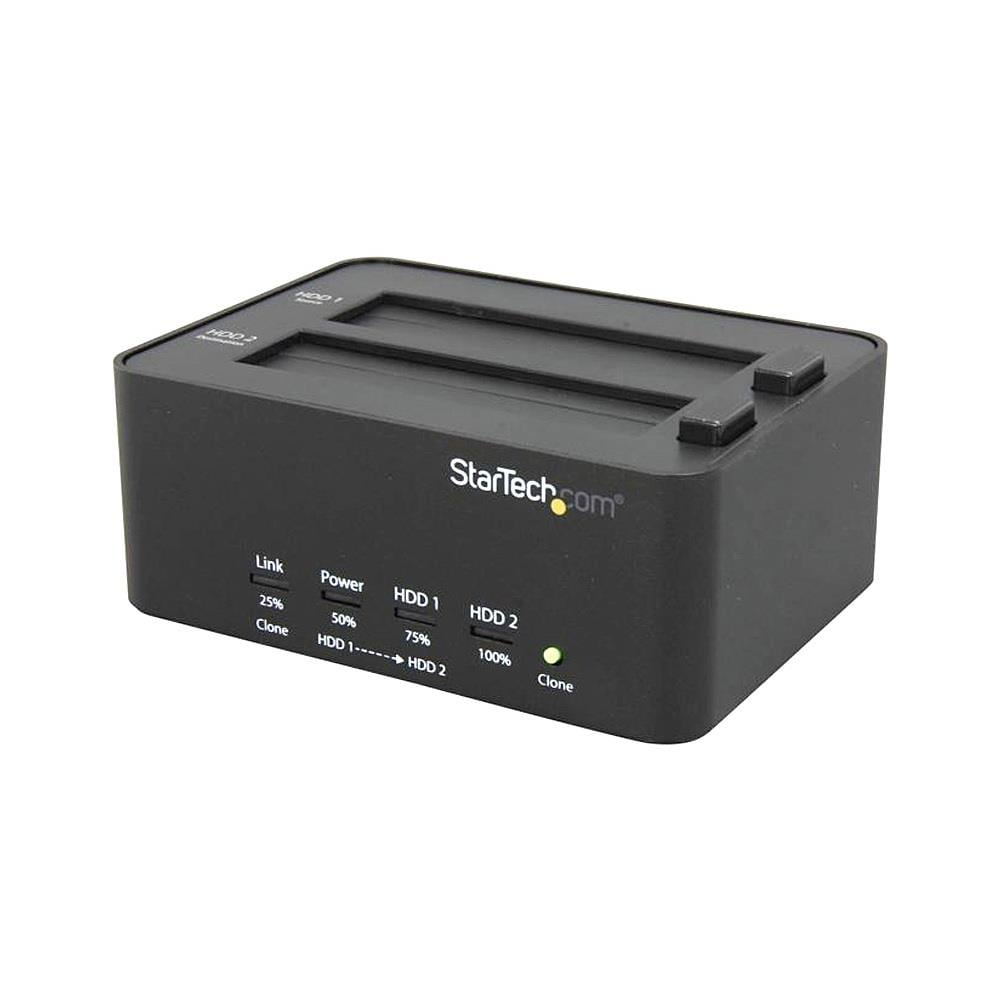 StarTech USB SATA Hard Drive Duplicator and Eraser Dock- Standalone 2.5-3.5 in. HDD and SSD Eraser and Cloner Lowes.com
