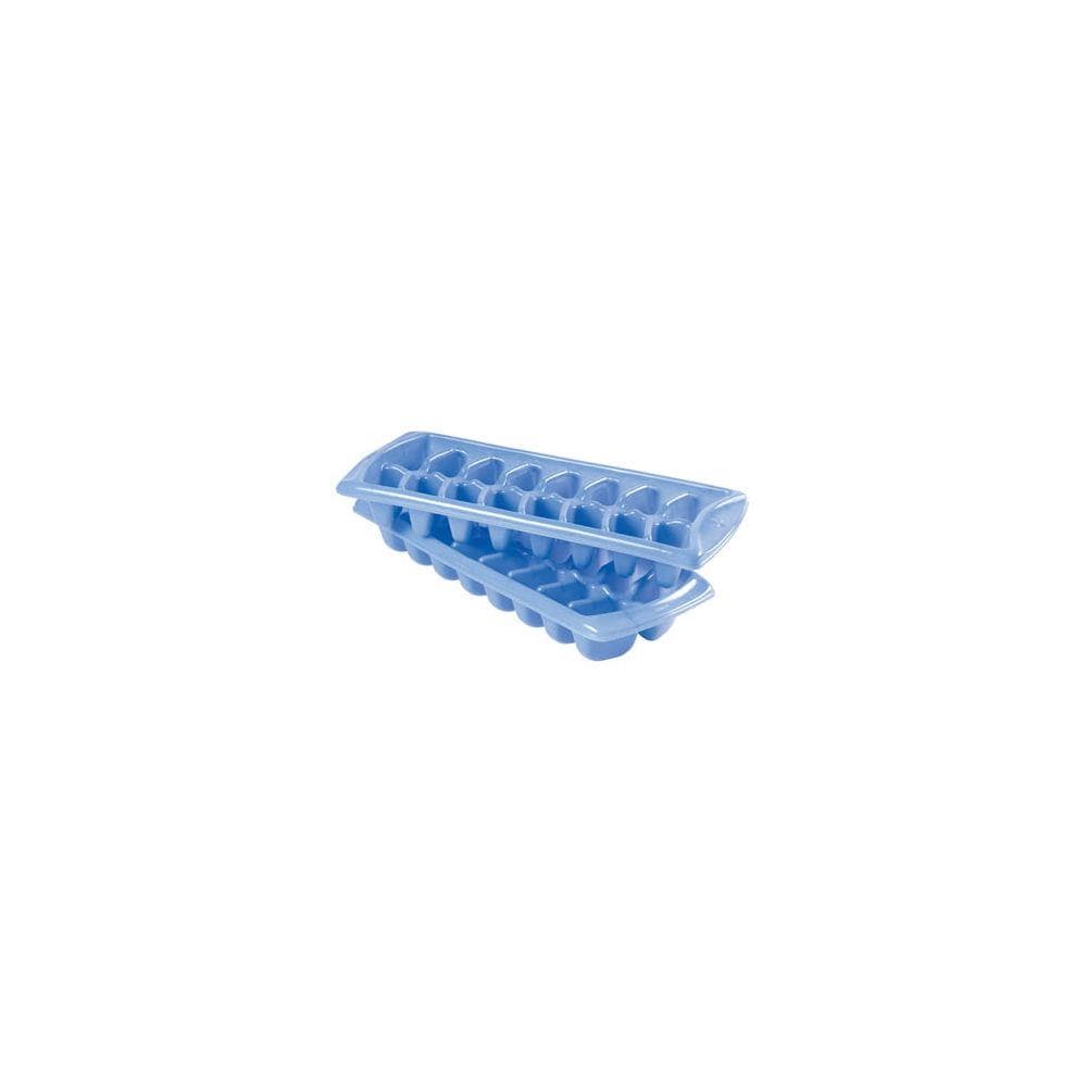 RUBBERMAID LIGHT BLUE EASY RELEASE ICE CUBE TRAY 2867B SET OF 2 NEW 