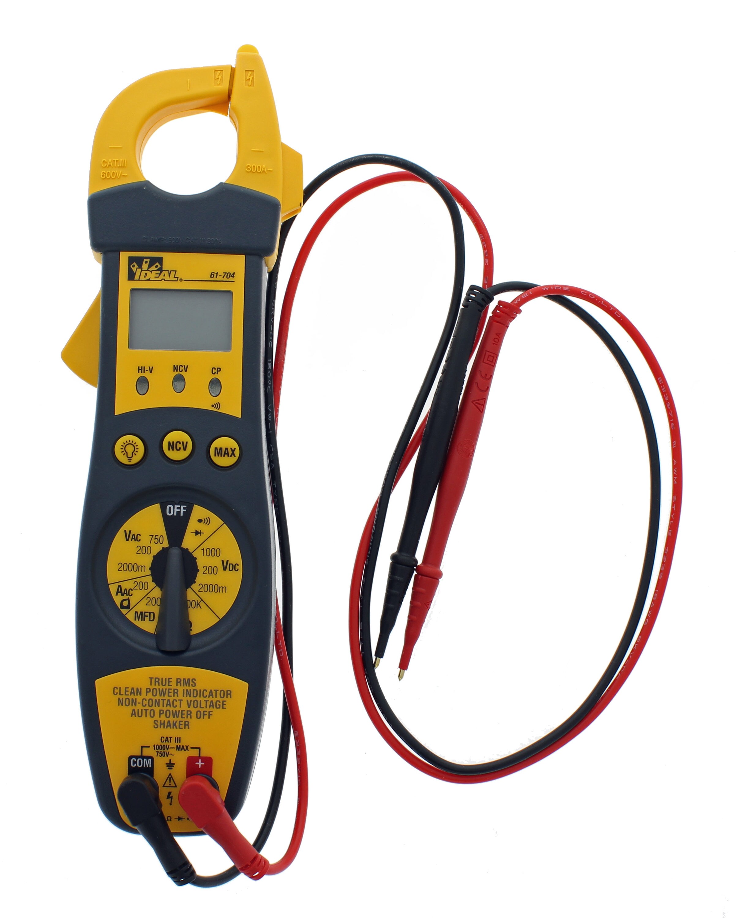 IDEAL Digital 750Volt Clamp Meter (Battery Included) in the Test