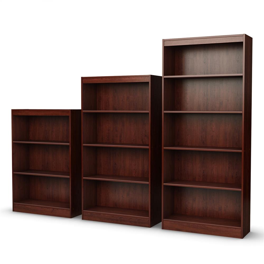 South Shore Furniture Freeport Royal Cherry 5-shelf Bookcase 7246768C 