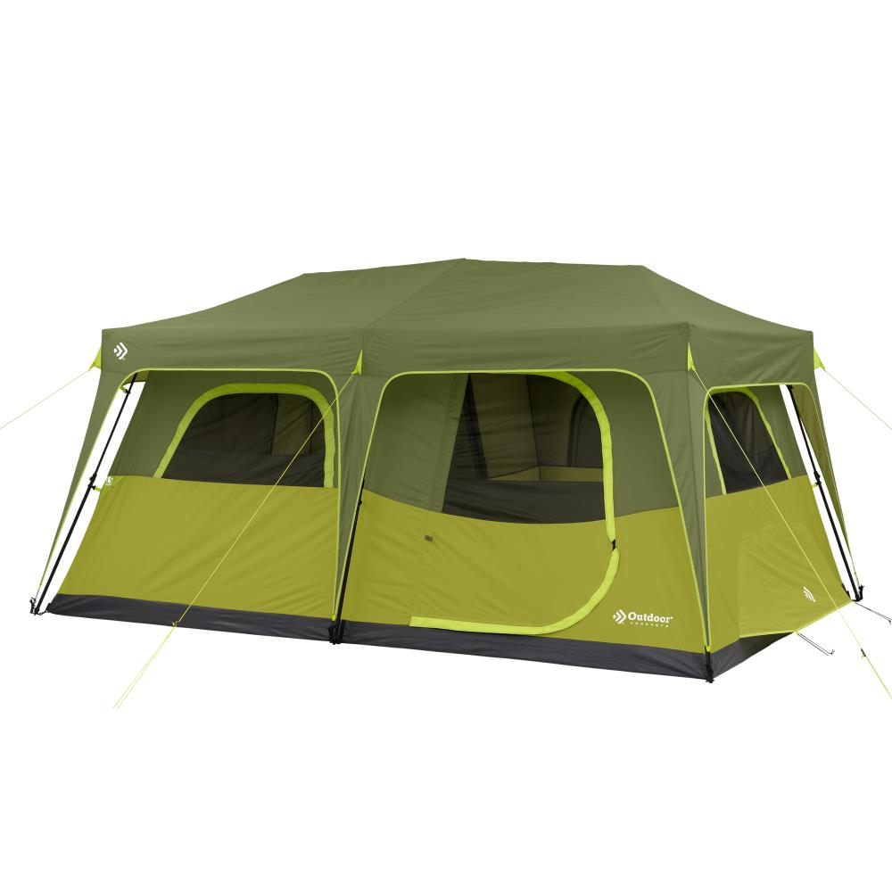 11 Person Instant Cabin Tent With Private Room Carry Bag Included Green 