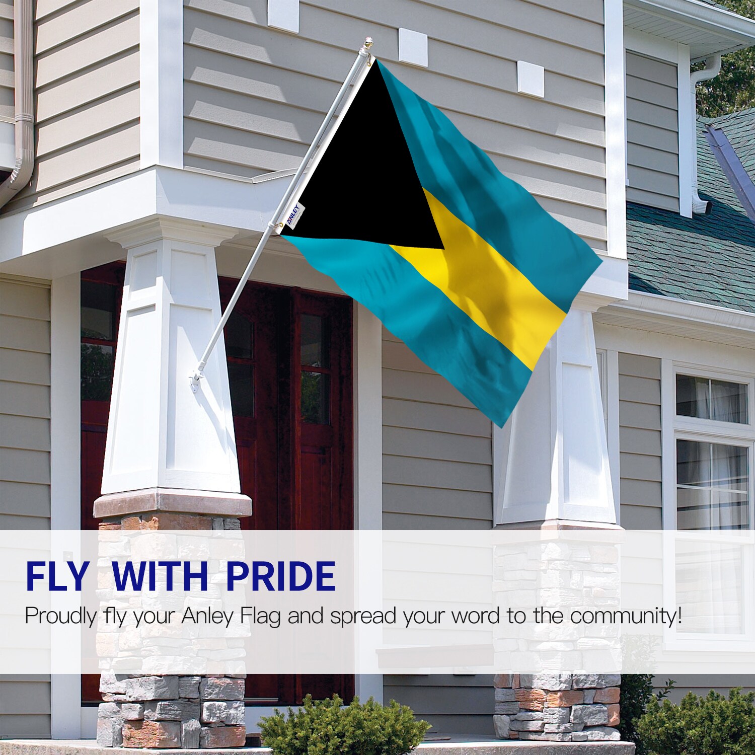 1.BAHAMAS flag automobile rearview mirror or window flag car Home BAHAMIAN pride 