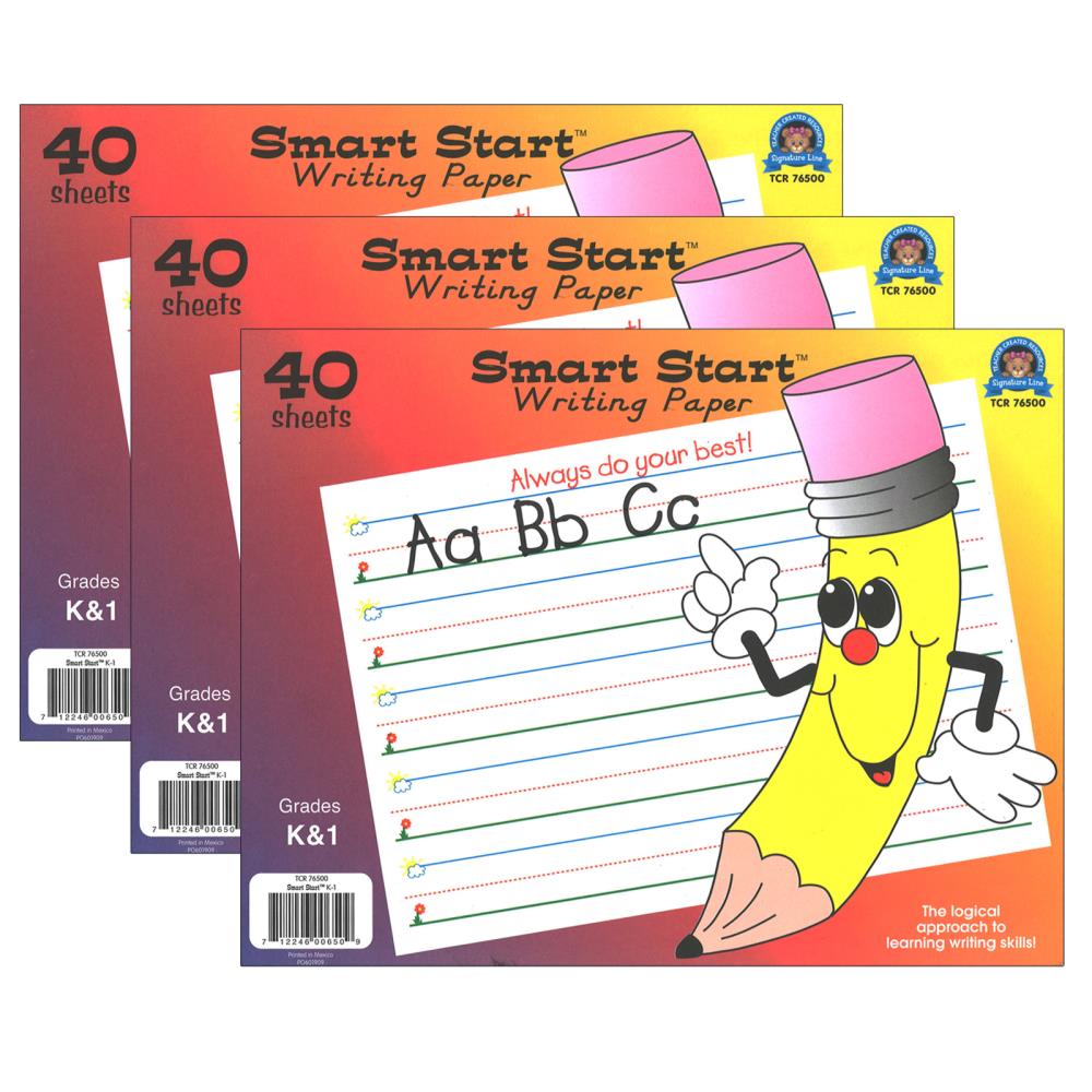 Teachers Created Resources Smart Start K-1 Story Paper 40 Sheet Tablet 