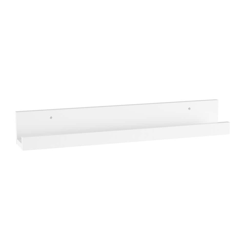 Hastings Home White Wood Floating Shelf 23.75-in L X 3.5-in D In The ...