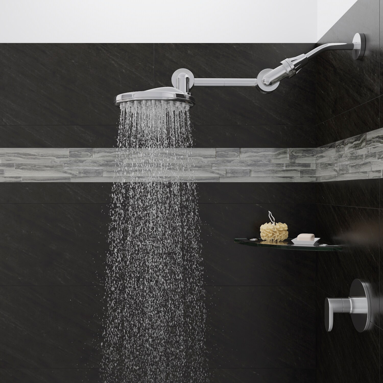 Details about   High Pressure Bathroom Spray Sprinkler Water Saving Handheld Shower Head Chrome 