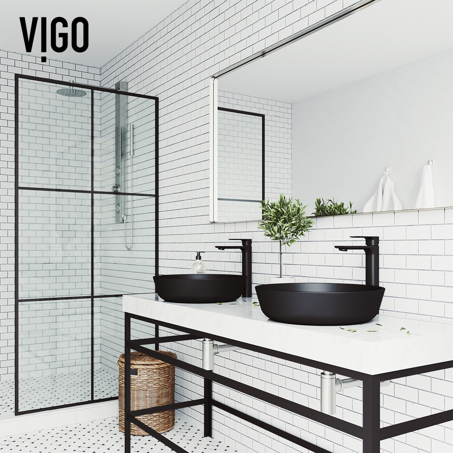 VIGO Modus Matteshell Glass Vessel Round Modern Bathroom Sink (16.5-in x 16.5-in)