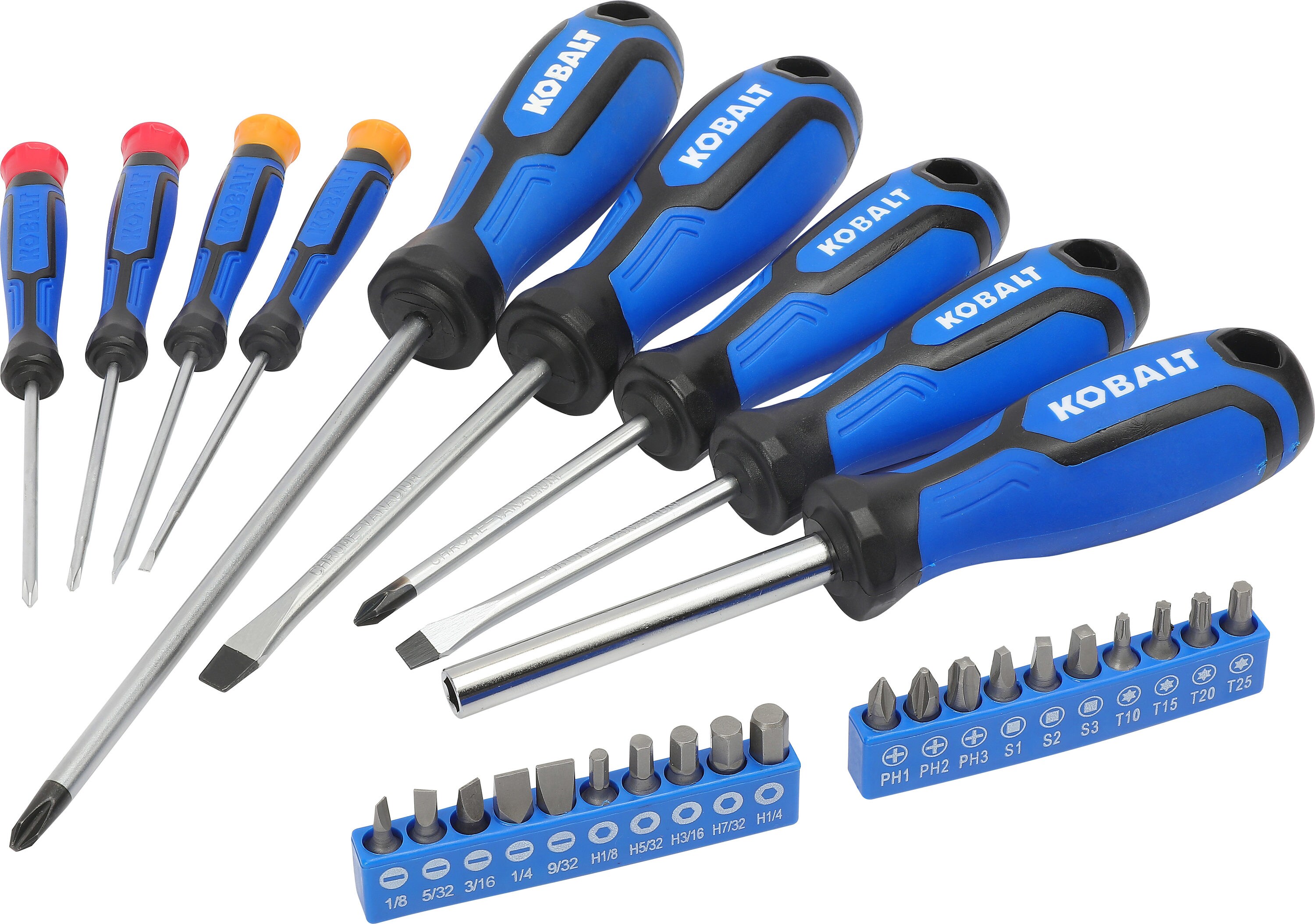 Set of 5 Screwdrivers Soft Grip Tool Set Ideal for DIY 