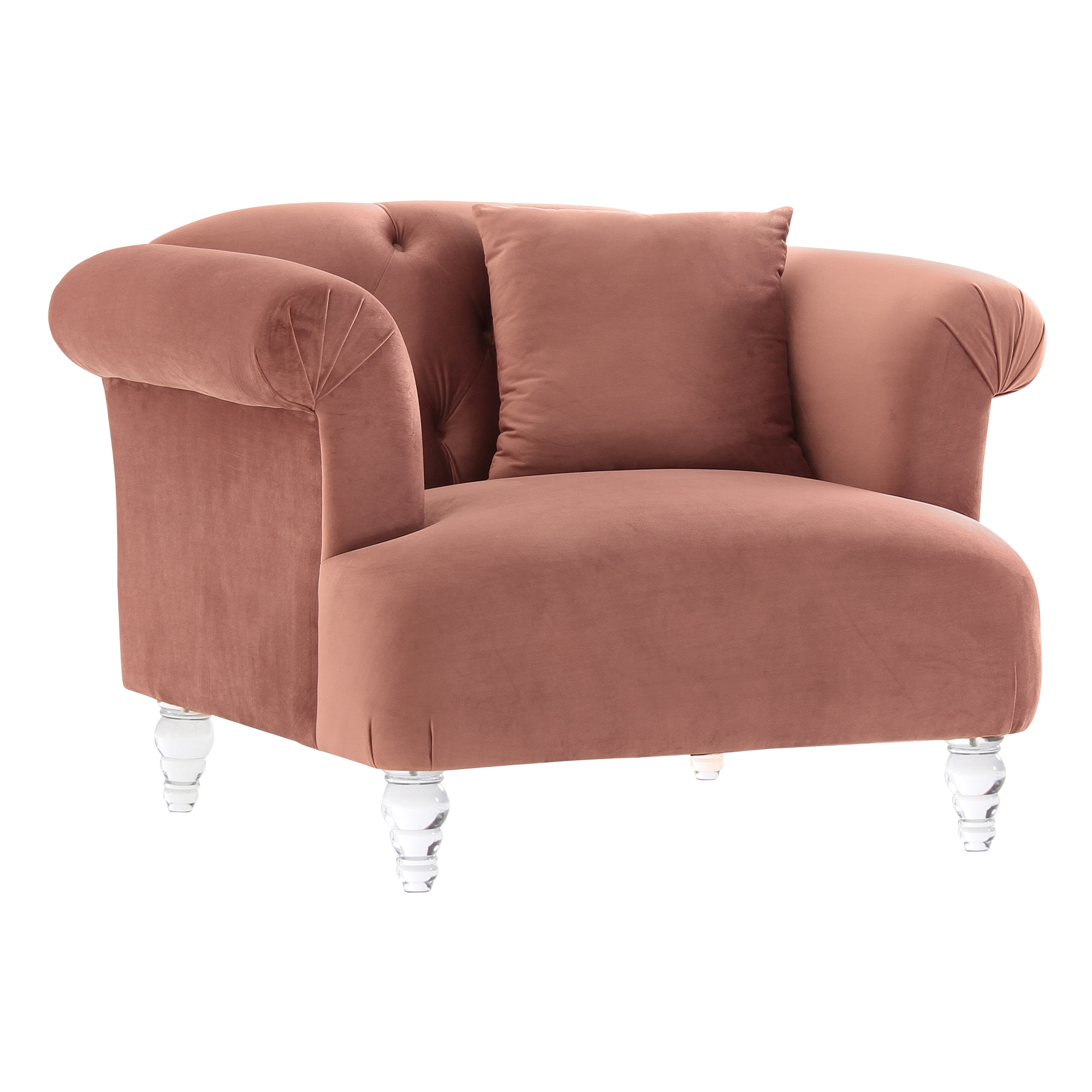 blush snuggle chair