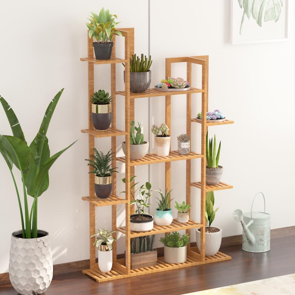 FUFU&GAGA Plant stand 200.200 in H x 200.20 in W Wood Indoor or Outdoor Novelty  Wood Plant Stand