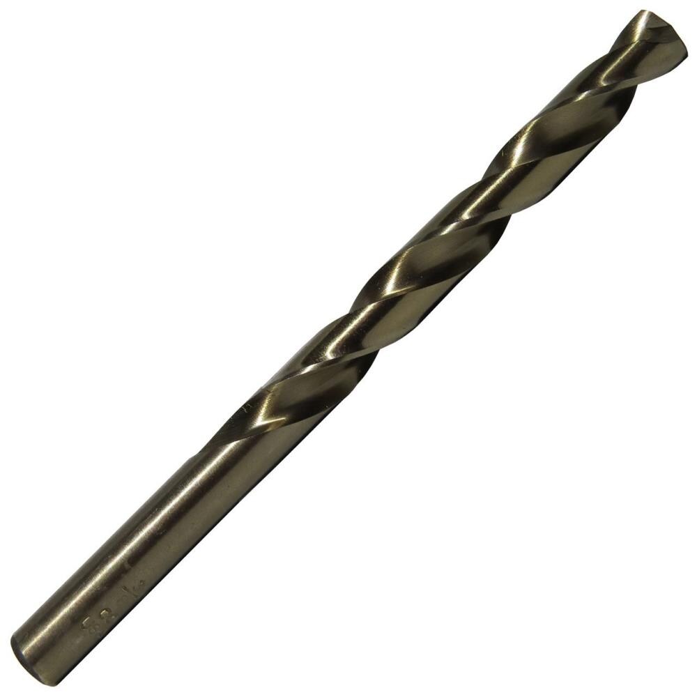 Jobber Length and Round Shank x 3.26 Inch Long Twist Drill Bit Set of 10pcs Hymnorq M35 Cobalt Steel Fractional 11/64 Inch Dia 135 Degree Split Point Heat Resistant for Metalworking