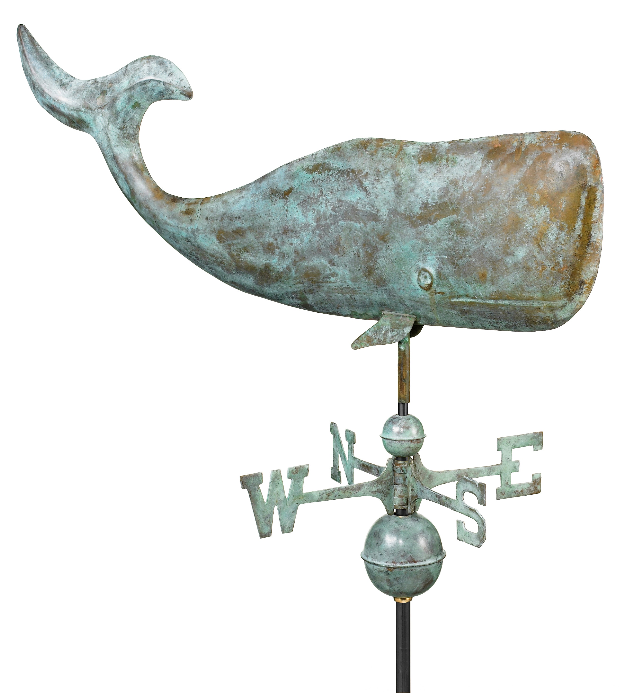 Grey Whale Metal Wall Art Decor Copper/Bronze Plated  14" long by 11 1/4" tall 