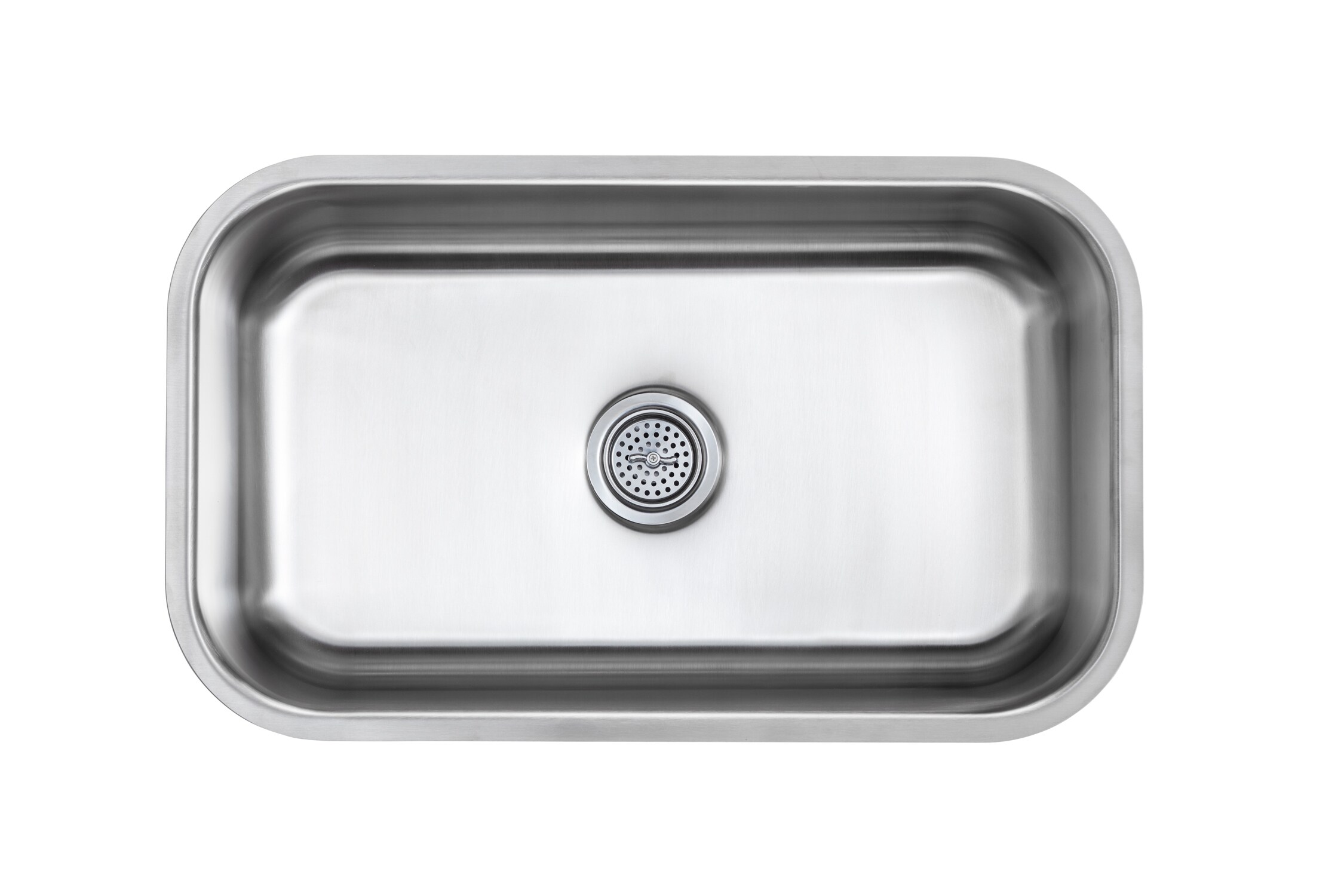 Superior Sinks Undermount 29.75-in x 18-in Brushed Satin Single Bowl Stainless Steel Kitchen Sink