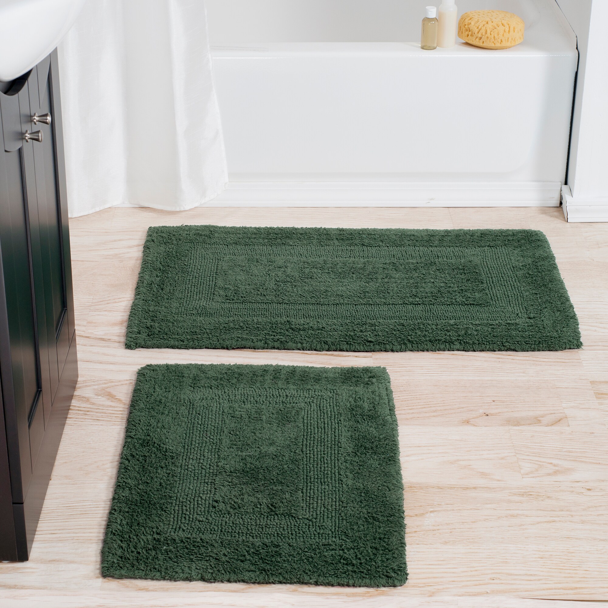 Bath Mat Shower Rug Floor Door Carpet forest animal bird holiday decor Non Slip 