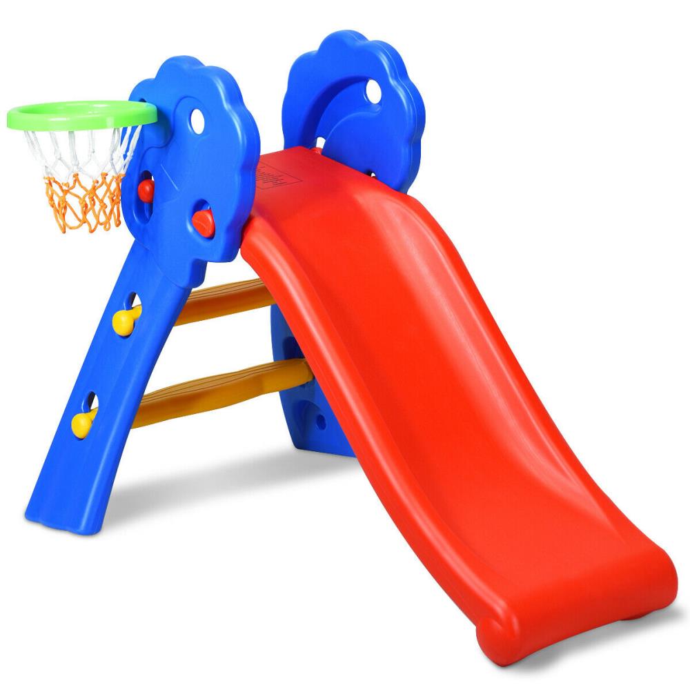 Climbing Stairs,Unisex,Indoor And Outdoor Use Details about   Children's Slide Basketball Frame 