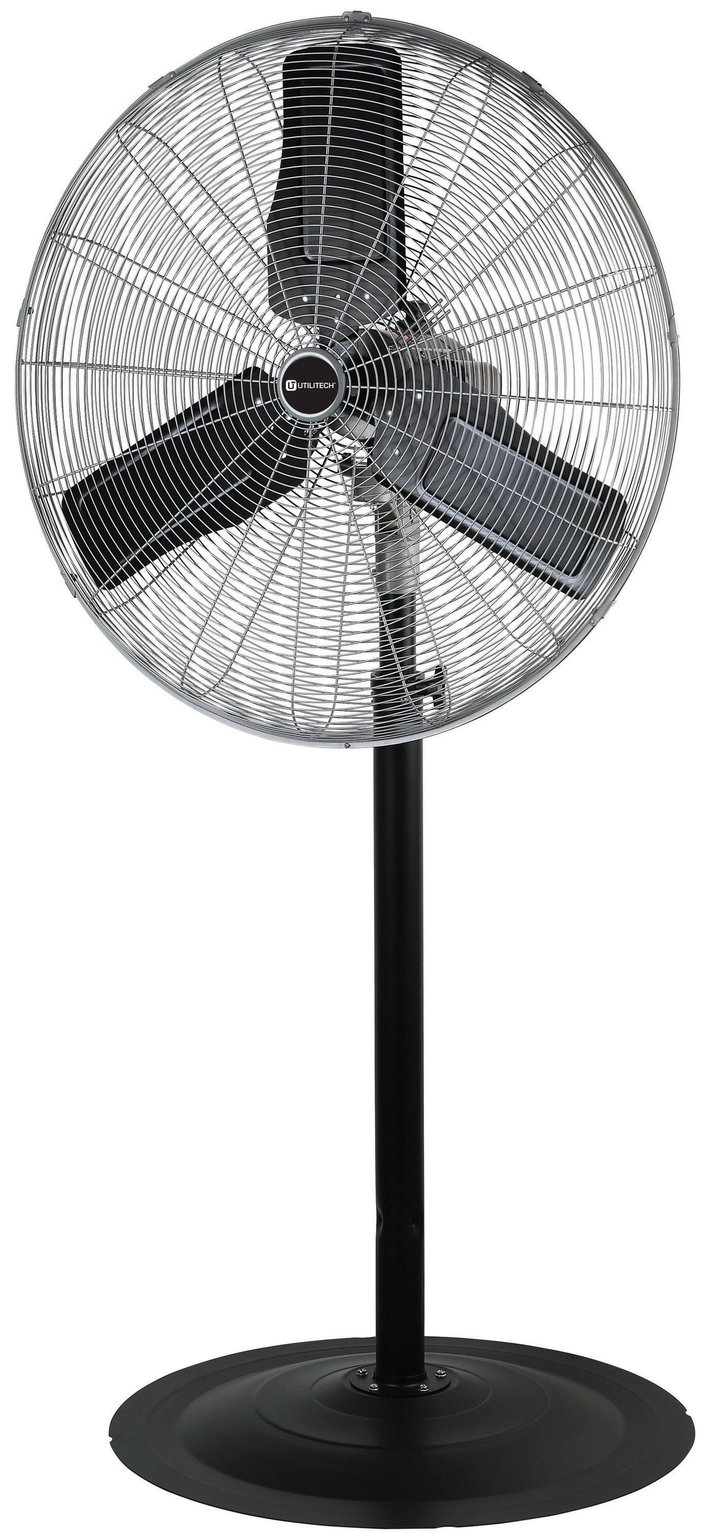 iLIVING Pedestal Fan 30 In Adjustable Height Electric Commercial Industrial Fan 