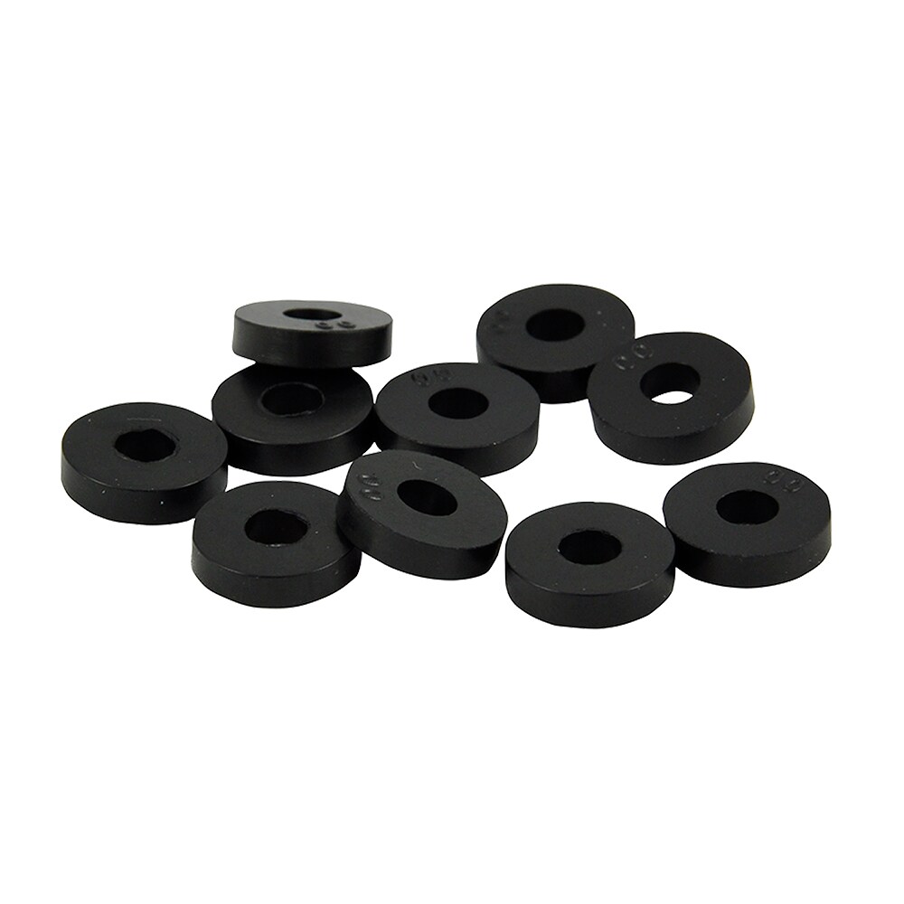 1" Diameter Multiple Pack Sizes 1/2" Tall Rubber Feet w/ washer 