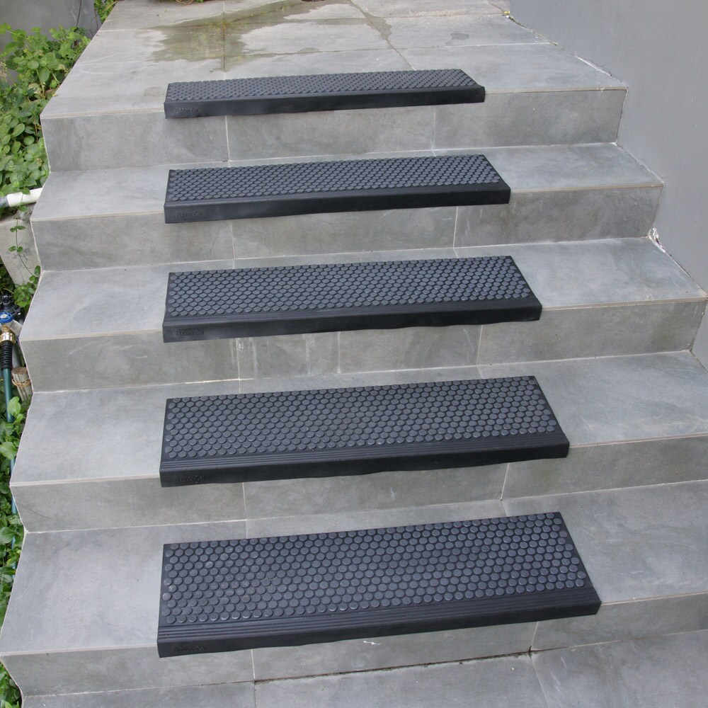 1 =  Step = 9'' x 35'' Outdoor Indoor  Non-Slip Staircase 100% Rubber . 