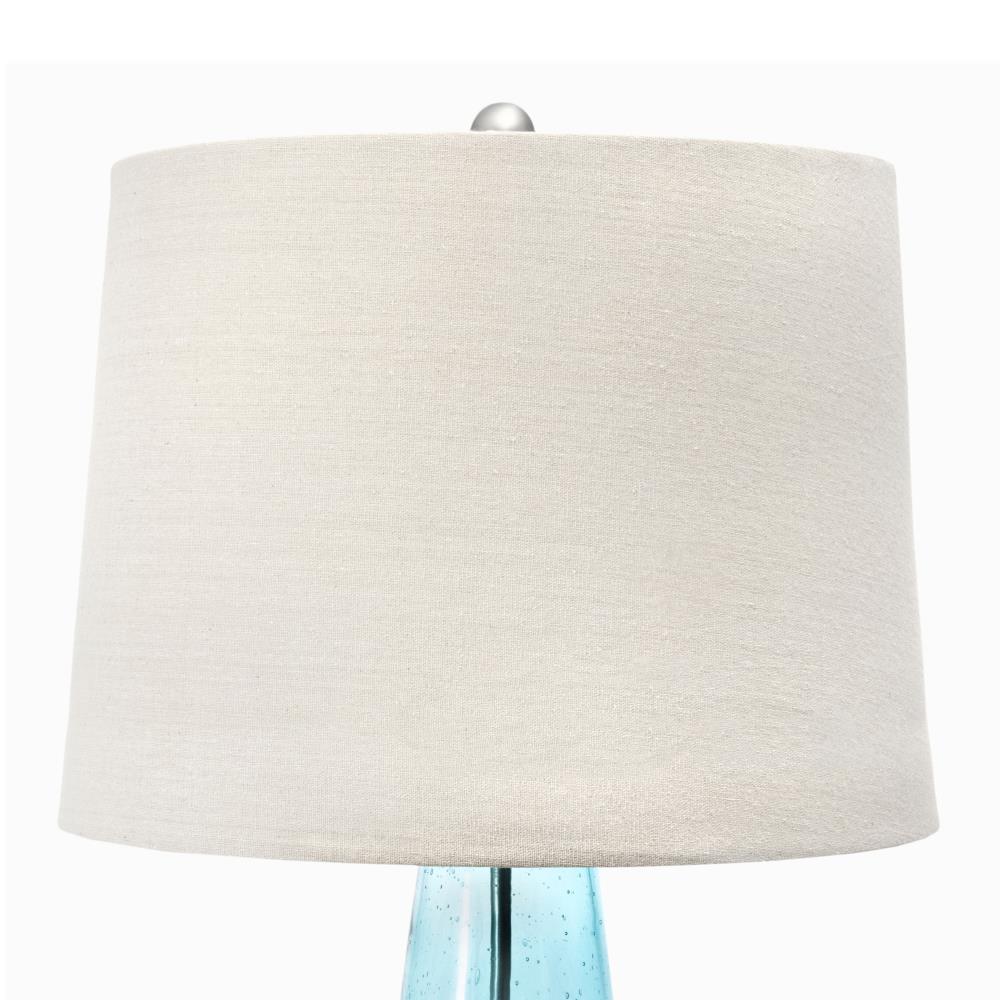 nuLOOM Blue Table Lamp with Fabric Shade