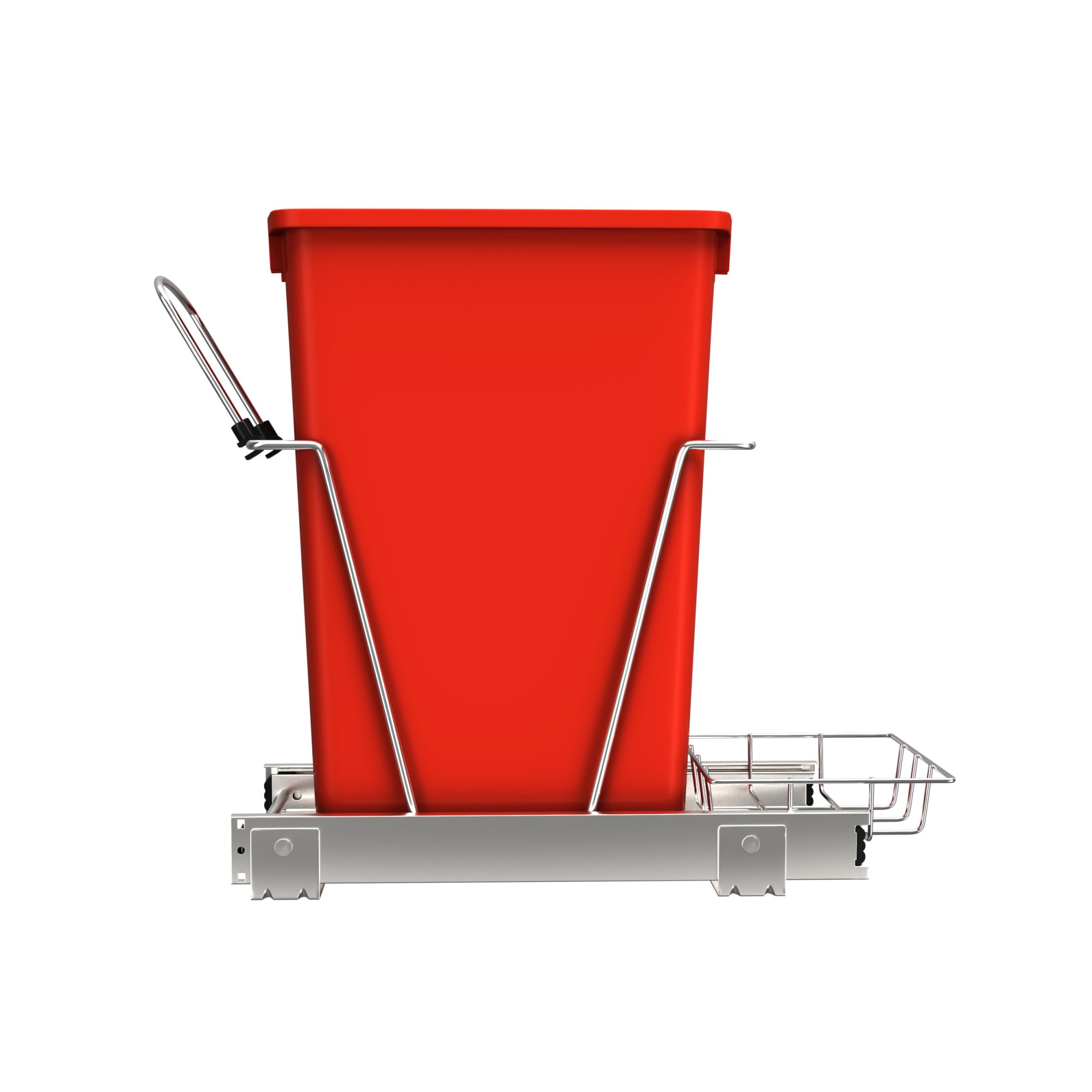 Rev-A-Shelf Red Plastic Wastebasket