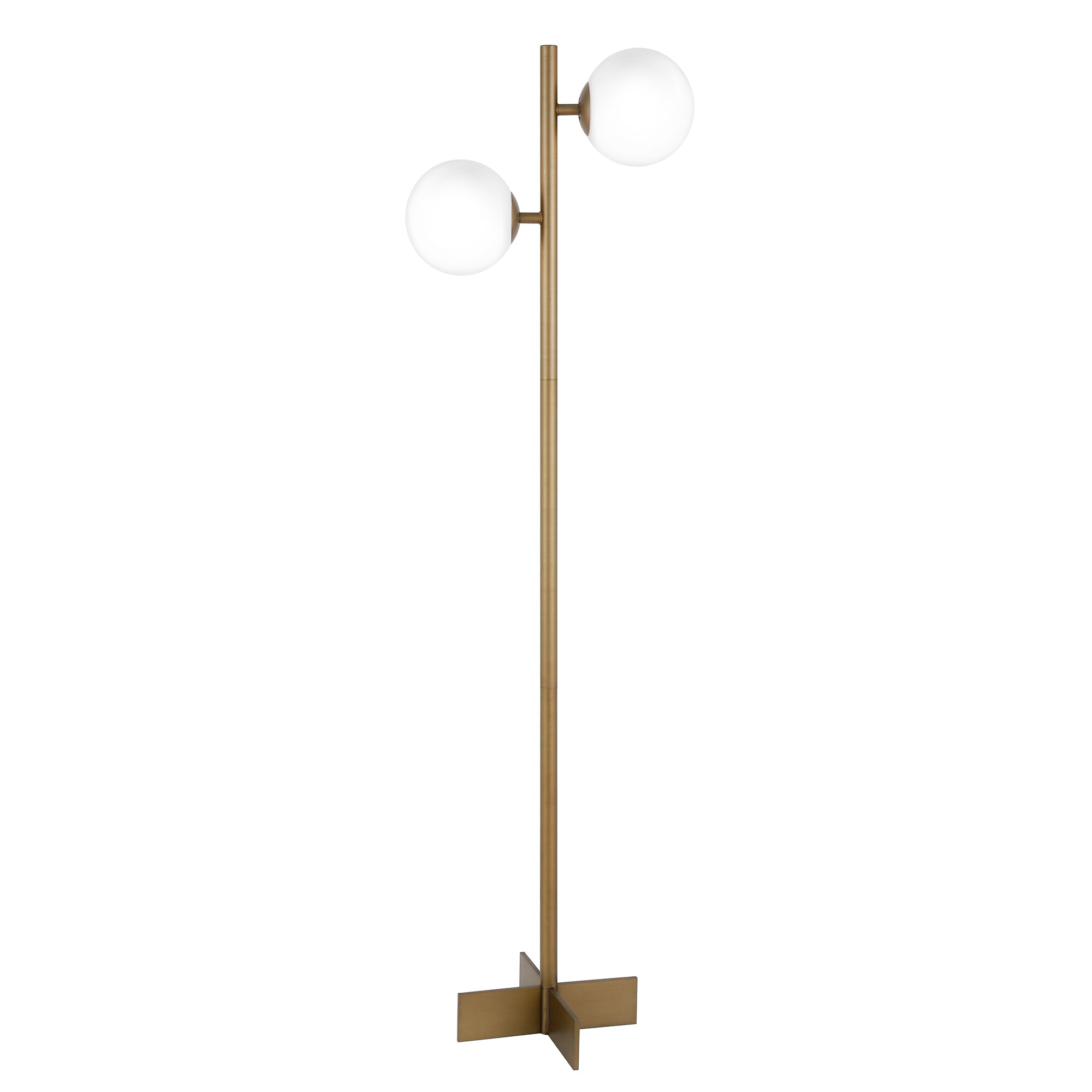 globe brass floor lamp