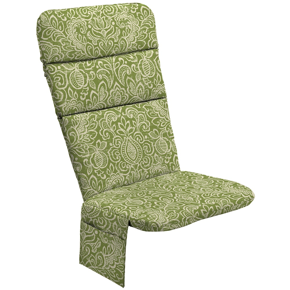 Garden Treasures Green Stencil Paisley Standard Patio Chair Cushion For Adirondack Chair In The Patio Furniture Cushions Department At Lowes Com