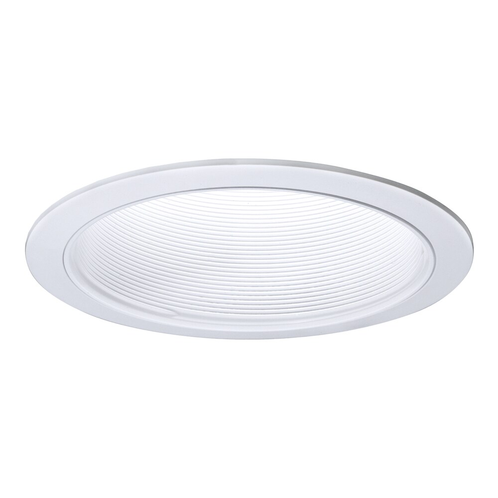 Elite Lighting 6 PACK TRIM 6" inch White BAFFLE RECESSED CAN Light 