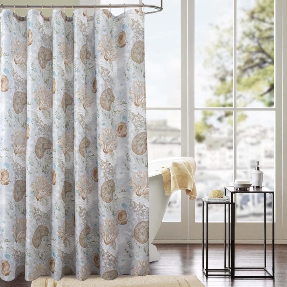 Beautiful Strawberry Bathroom Polyester Fabric Shower Curtain Liner Doormat Set 