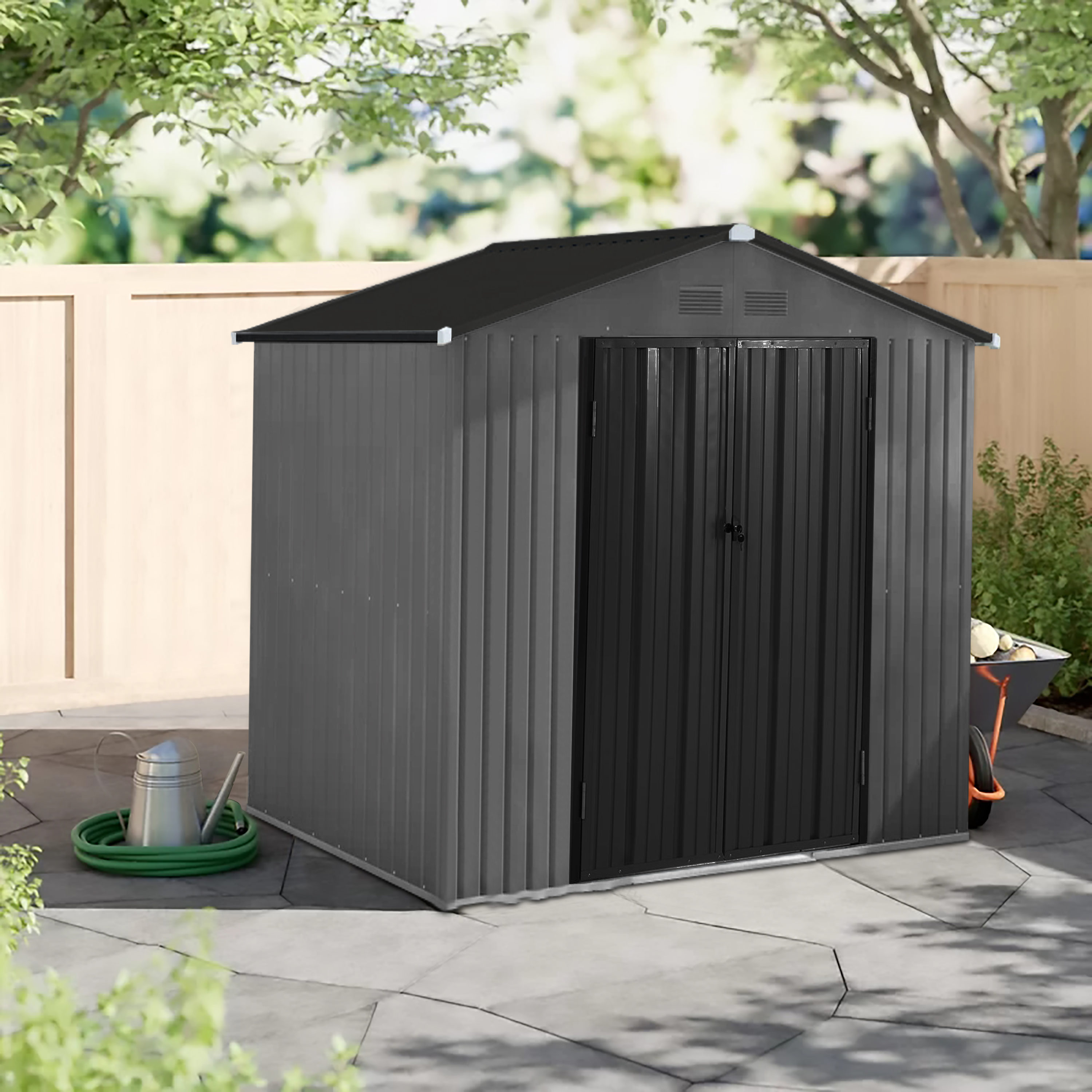 metal shed kits lowes