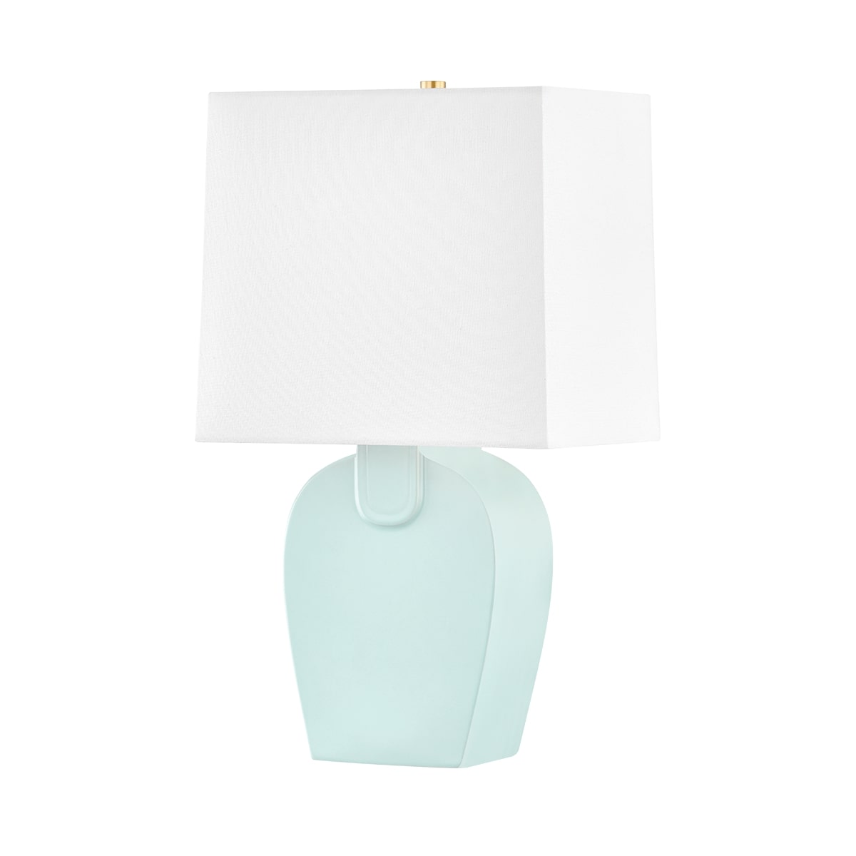 robin's egg blue lamp shade