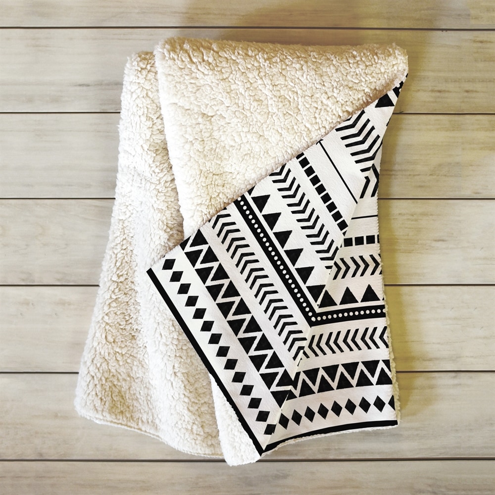 50 X 60 Deny Designs Native Aztec Plush Fleece Throw Blanket