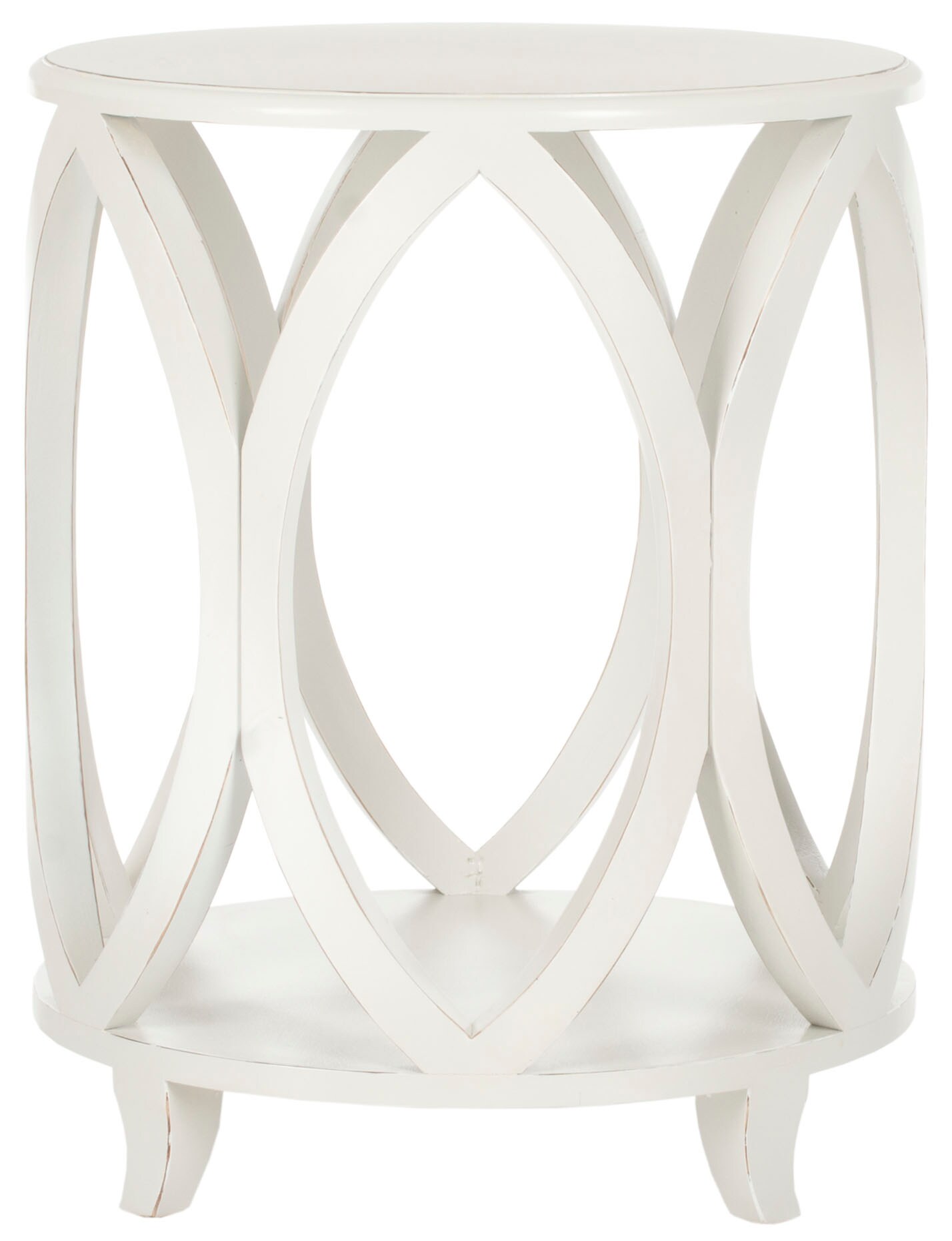 safavieh side table white