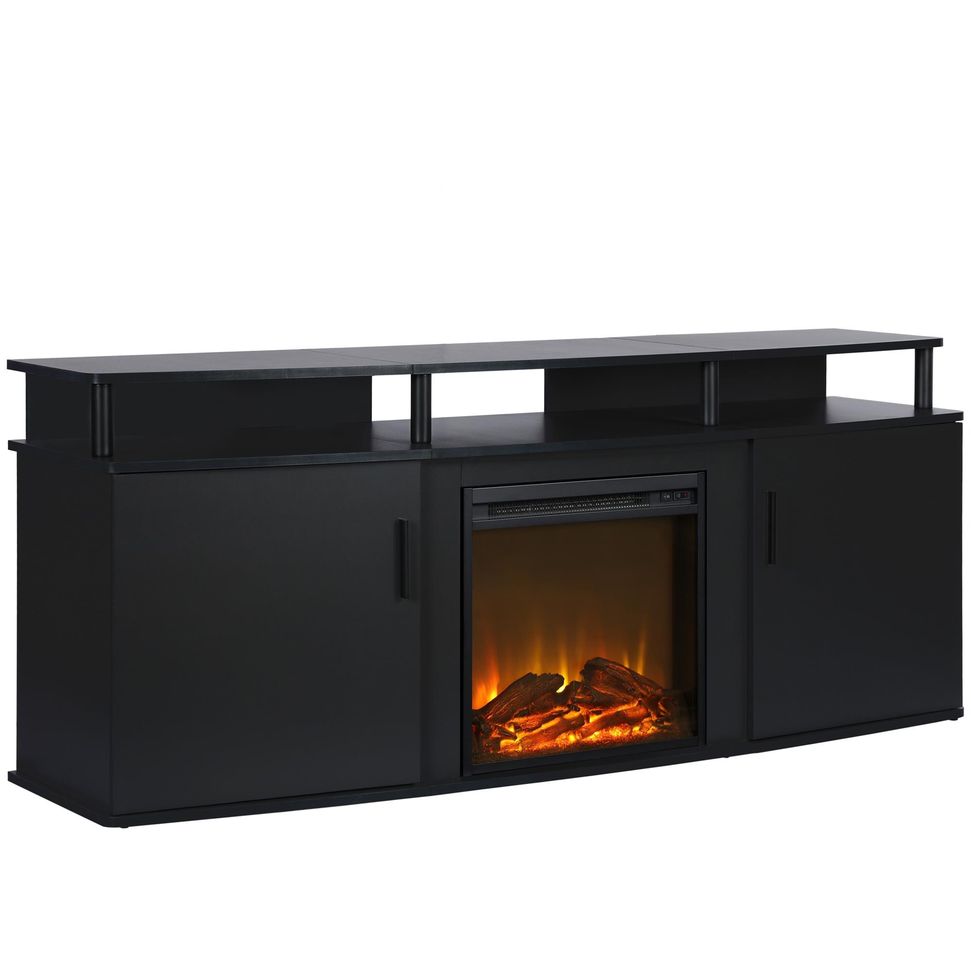 Colors Details about   Ameriwood Home Carson Electric Fireplace TV Console  Assorted Styles 