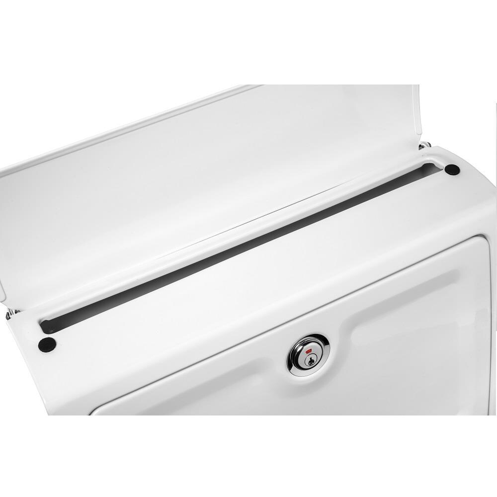 Whitman Architectural Mailbox 14-in W x 10.7-in H Metal Wall Mount Lockable 