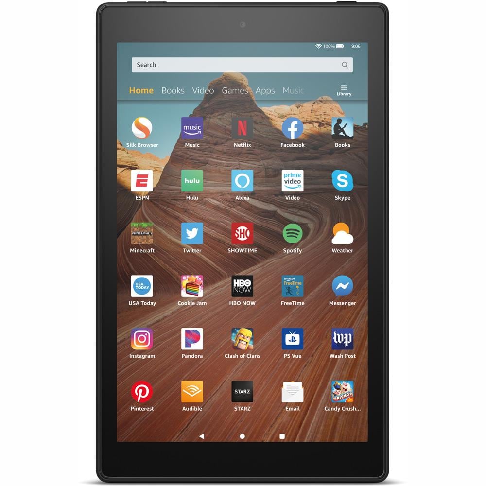 Amazon Fire Hd 10 Tablet - 64gb (9th Gen) - Black In The Tablets 