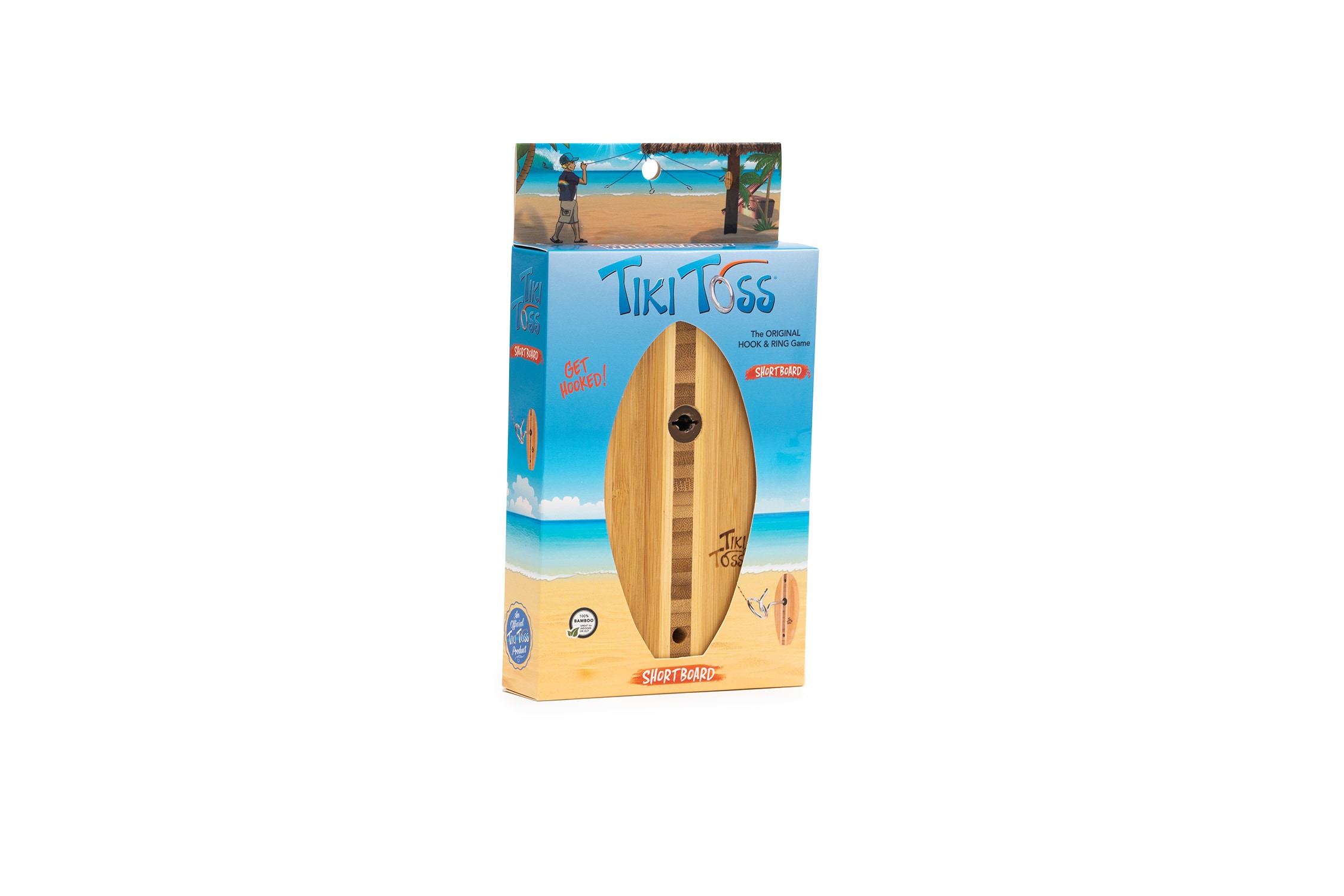 Tiki Toss Original Hook and Ring Game 100 Bamboo Deluxe Edition Read for sale online 
