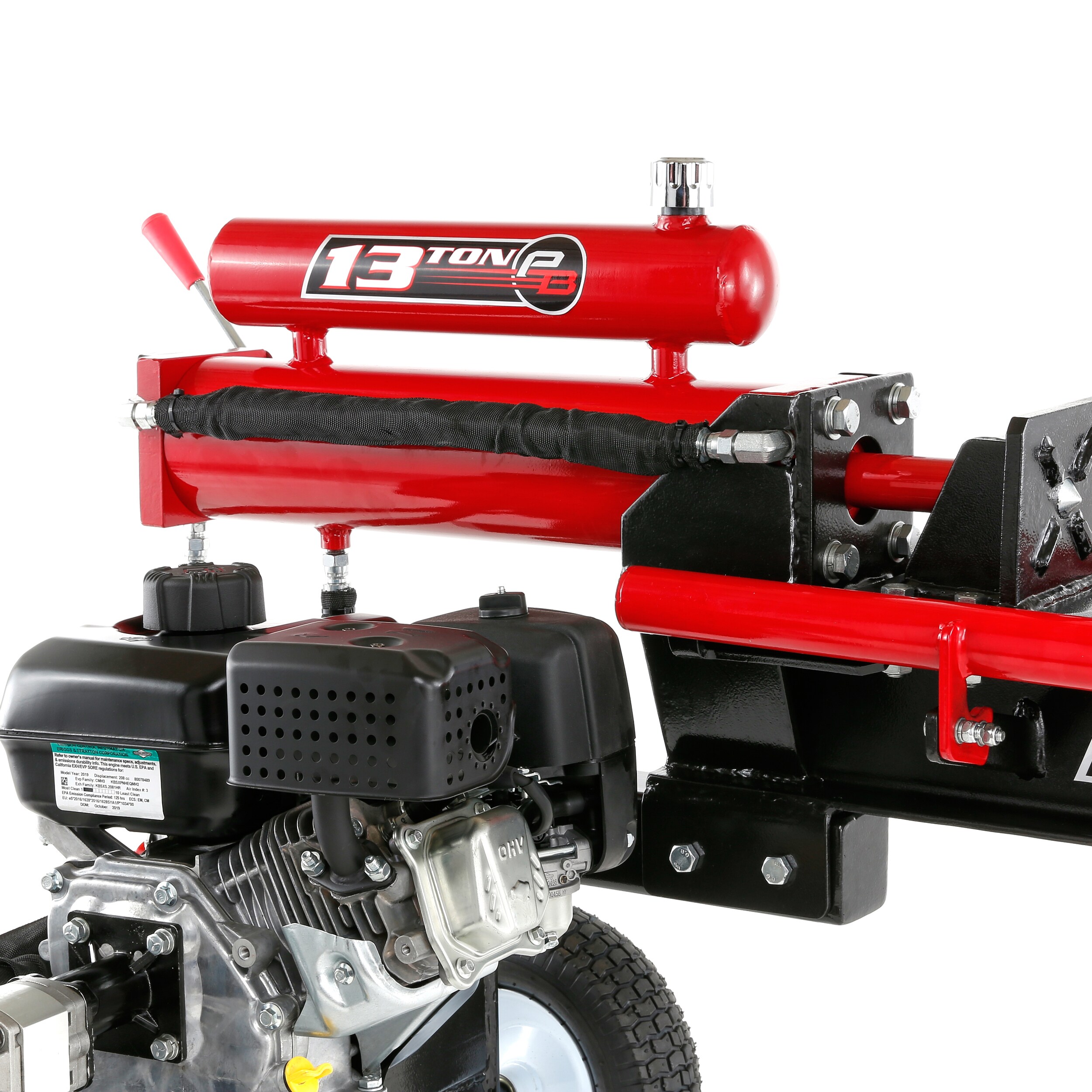 Performance Built 13Ton 208cu cm Horizontal Gas Log Splitter with