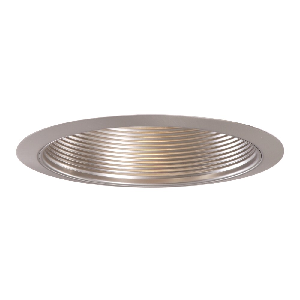 Kichler 6" Recessed Lighting Trim Brushed Nickel Trim Ring w/Silver Baffle 