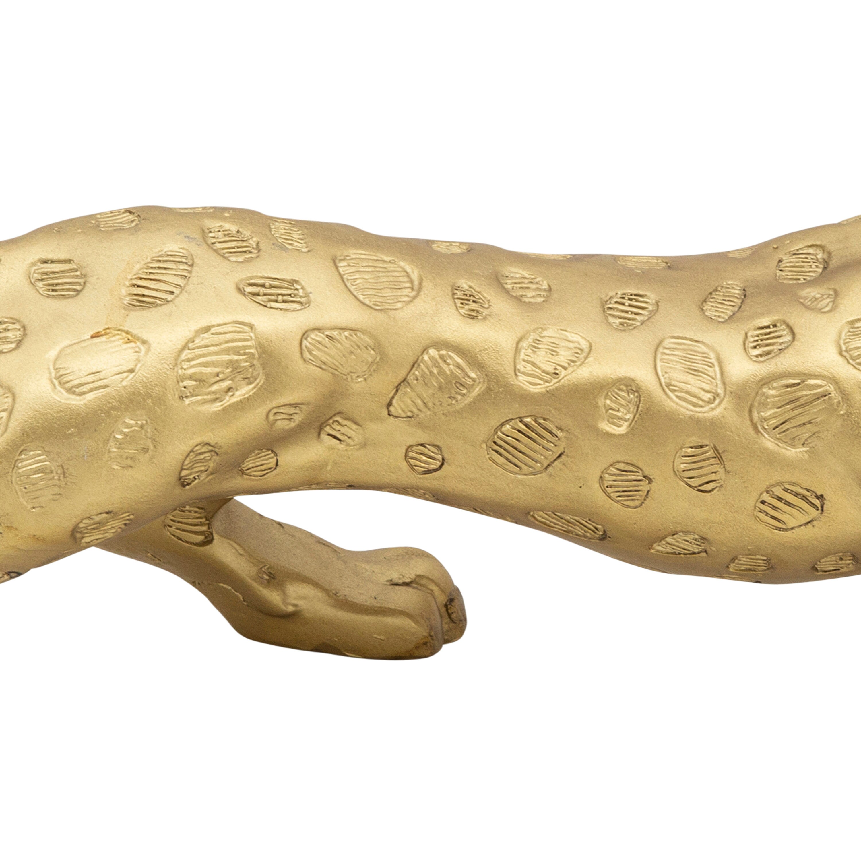 Details about   Sagebrook Home RESIN LEOPARD TABLETOP DECOR,GOLD 
