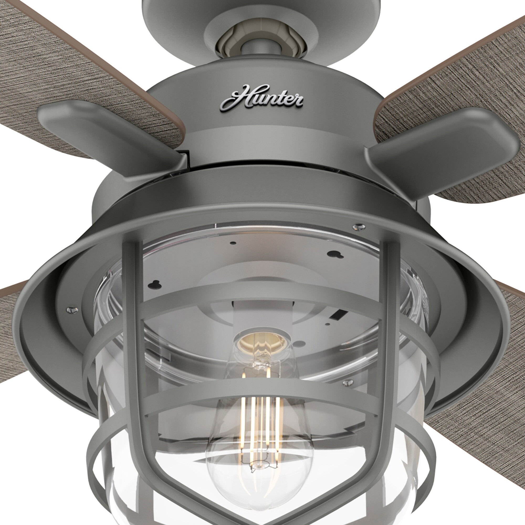 Details about   Hunter 52" Port Royale Outdoor Ceiling Fan with LED Light and Remote Farmhouse 