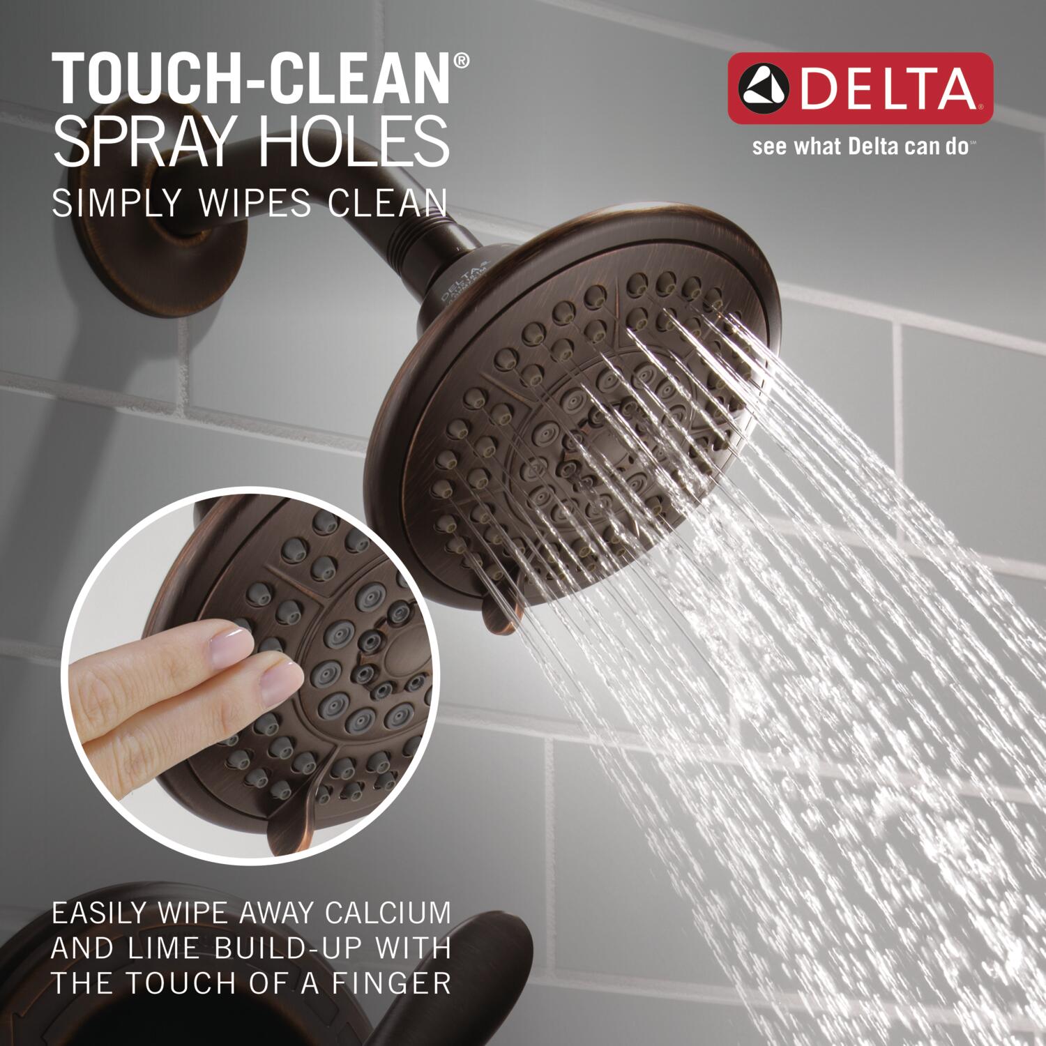 Delta Linden Venetian Bronze 1-handle Shower Faucet
