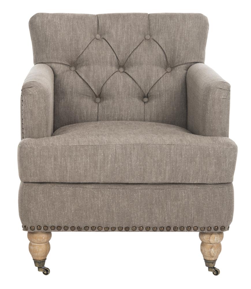 taupe club chair