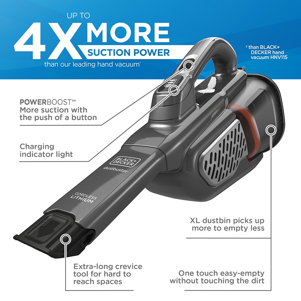 BLACK+DECKER dustbuster AdvancedClean+ 16-Volt Cordless Handheld Vacuum
