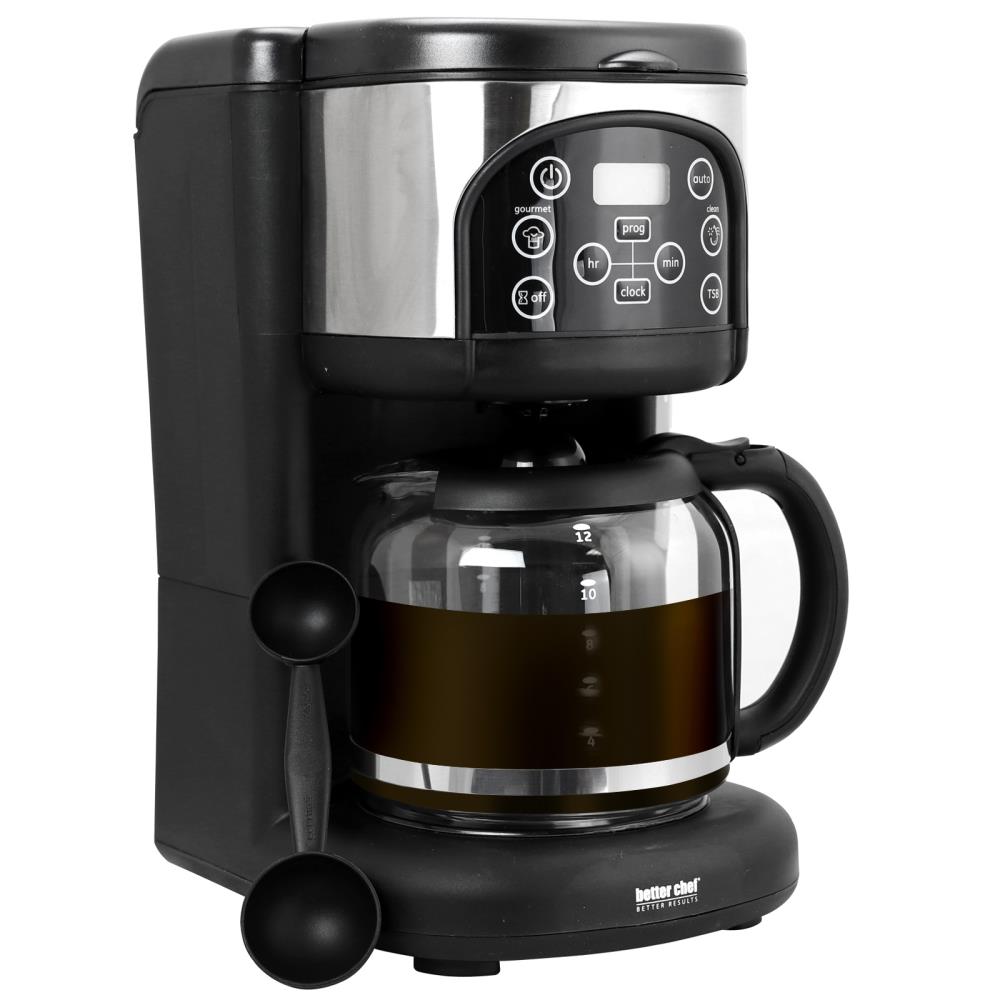 Better Chef 12-Cup Black Commercial/Residential Drip Coffee Maker