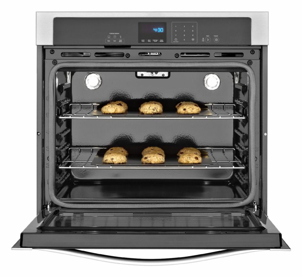 Whirlpool Single Electric Wall Oven Stainless Steel Common 27 In