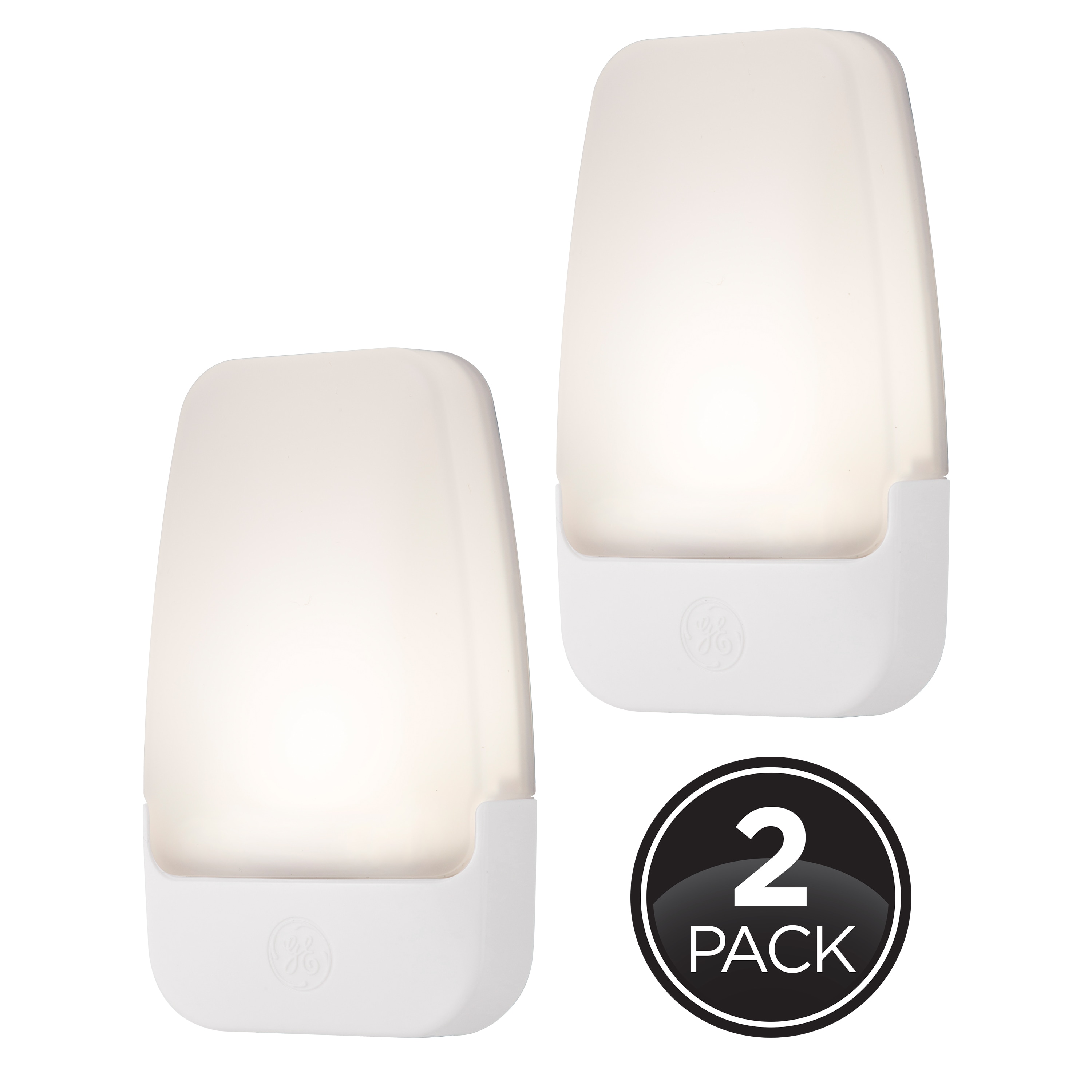 Plug-in GE Home Décor Dusk-to-Dawn Color-Changing LED Night Light 2 Pack 
