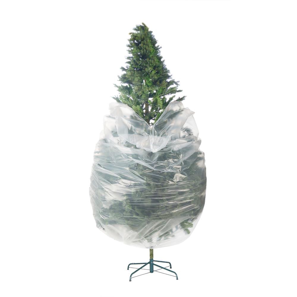 New Christmas Tree w/ Bells Plastic Grocery Bag Holder 16” Gift