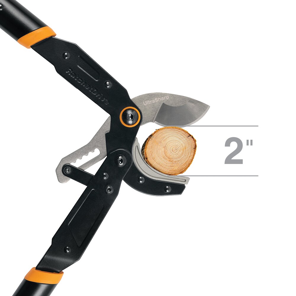 Fiskars GEARBOX Loppers Bypass Length 70 cm cutting performance 50 MM 